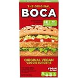 Boca Original Vegan Veggie Burgers, 10 ounce -- 12 per case