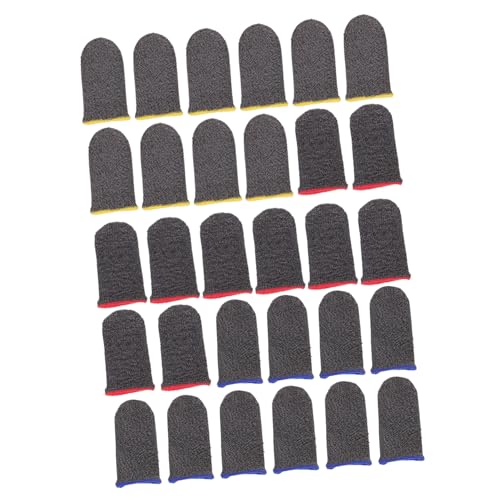jojofuny 30pièces Protège-Doigts pour Jeux Vidéo Manchons Respirants pour Protection pour Écran Tactile