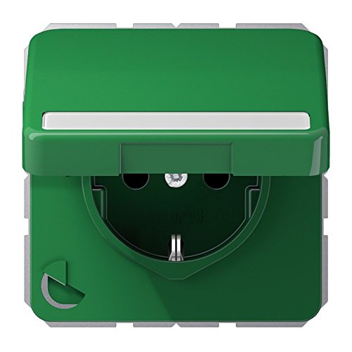 Prise verte Jung Série CD pour circuits dédiés et sécurisés