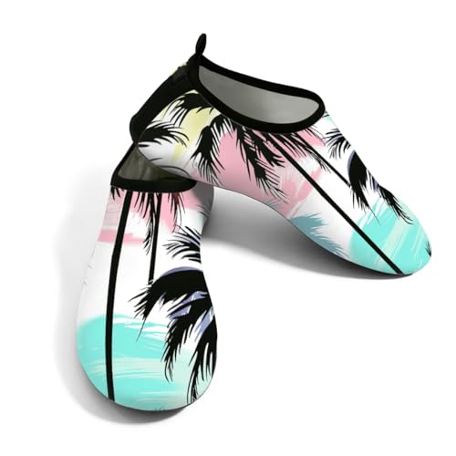 Zapatos de playa tropicales para piscina y paseo marítimo con secado rápido integrado