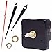 AurelionX Clock Mechanism Clock Movement Replacement with Hands - 1/2 Inch Maximum Dial Thickness, 15/16 Inch Hand Shaft Length, Mute Scanning Battery Operated