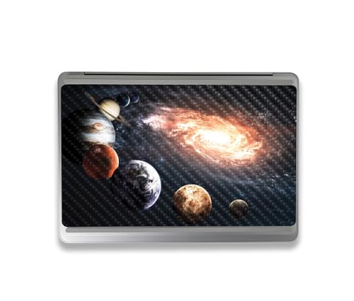 Image of MightySkins Carbon Fiber Skin Compatible With Microsoft Surface Laptop Studio 2 (2023) Full Wrap Kit - Solar Galaxy | Protective, Durable Textured Carbon Fiber Finish | Easy To Apply | Made in the USA