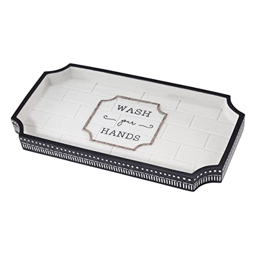 Image of Avanti Linens - Vanity Tray, Guest Bathroom Essentials, Modern Bathroom Decor (Bath Icons Collection)