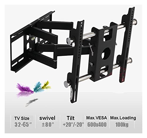 Soporte de TV articulado para salones y terrazas con bloqueo de seguridad VESA 600x400 mm 2