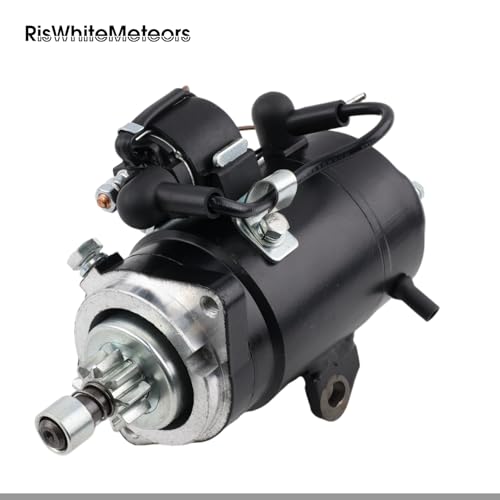 Motor de arranque compatible con Yamaha Outboard C55ELR 1991-1995 y Mercury Marine miniatura 5