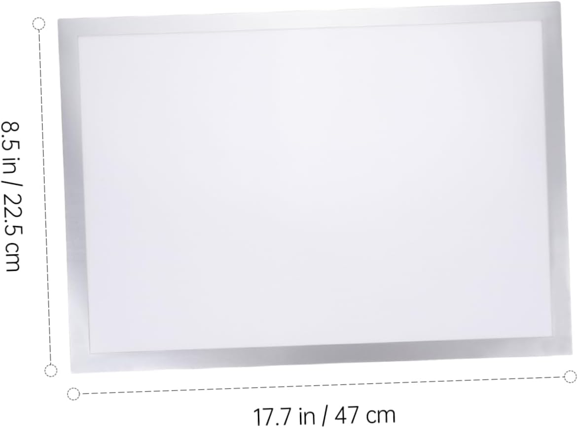Abaodam 2 sets Self Adhesive Picture Frames Home Magnetic Photo Frames Paintings Display Ideal Refrigerator Window Wall Use Reusable