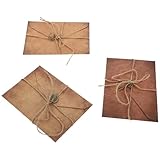 Enveloppes en papier kraft rétro : à offrir à vos amis qui aiment écrire, ils vont les adorer ! papier à lettres vintage avec enveloppe