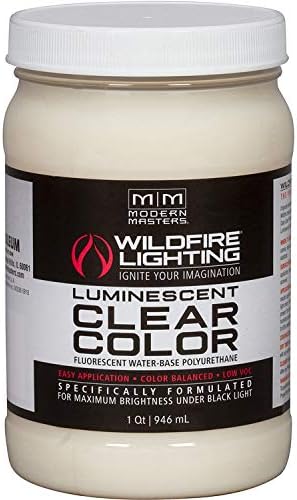 Wildfire Invisible Green Clear Black Light Paint, 32 Ounce Bottle