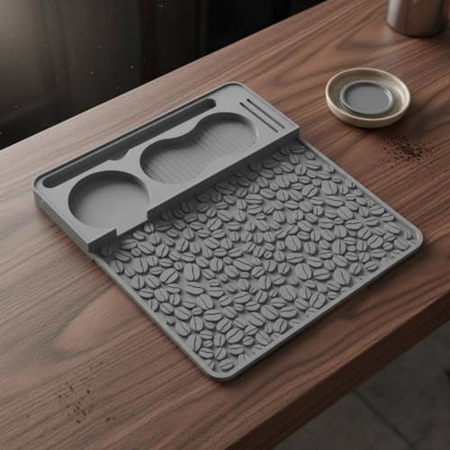 Tapis accessoire espresso silicone pour éviter les taches de café