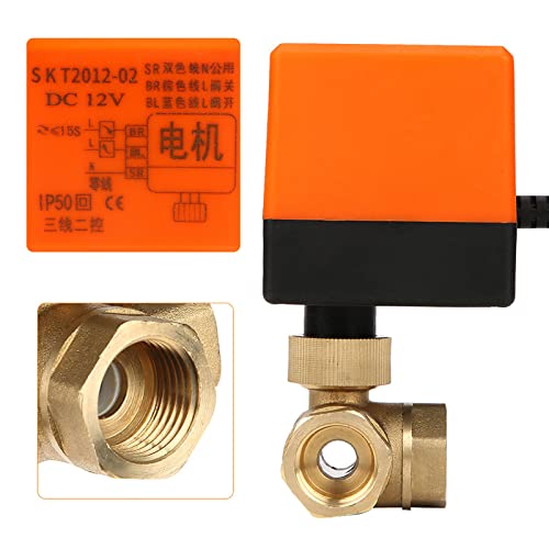 Válvula de bola motorizada para control automático de aire acondicionado de 3 cables 4