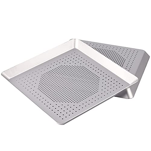 Square-Rectangle-Pizza-Baking-Pan-Nonstick-Pizza-Hole-Tray-Pan-Steel-Round-Crispy-Crust-Pizza-Oven-Tray-Perforated-Bakeware-Tool-Size-13inch-33X33X2cm