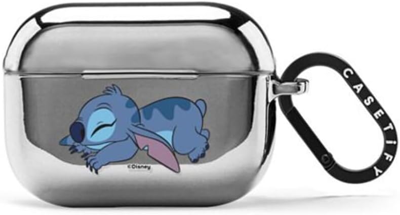 CASETiFY Mirror AirPods Pro (1st/2nd Gen) Case with Ring [Dragon Ball Colab] - Goku & Krillin - Silver