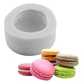 MINFEIDMS 3D Macaron Hamburger Silicone Fondant Molds For Cake Decorating Cupcake Topper Candy Chocolate Gum Paste Polymer Clay