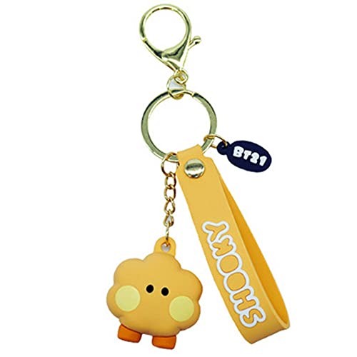 BT21 minini シッティングプラッシュ SHOOKYs BT21 Minini Figures Keychain Keyring Kpop Merchandise Bag