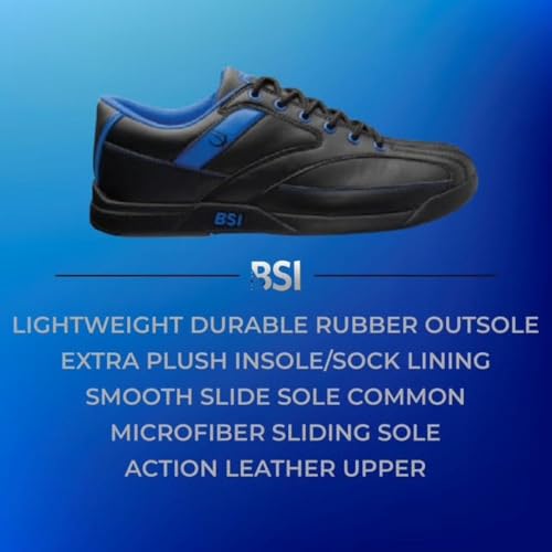 BSI Men's Sport Bowling Shoe Black/Blue