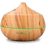 【Alivie el estrés】 Dispositivo de aromaterapia ultrasónica con aceite esencial y humidificador, los dos dispositivos en uno le brindan humedad, pero también refrescan el aire y dejan que su habitación se inunde de fragancia. Reduzca el estrés en los días estresantes y ocupados. La combinación perfecta de luz y fragancia crea una atmósfera romántica. Ayuda a depurar y humedecer el aire.