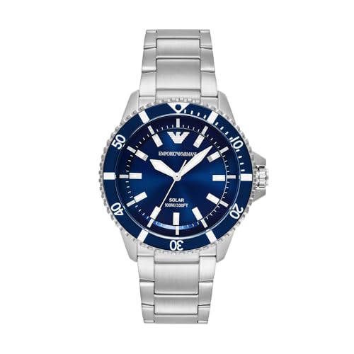 Imagen de Emporio Armani Reloj Cronógrafo para para Hombre de Cuarzo con Correa en Acero Inoxidable AR11697