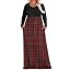 Black/A-red Plaid