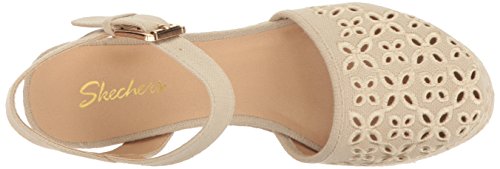 skechers cali women's turtledove platform sandal