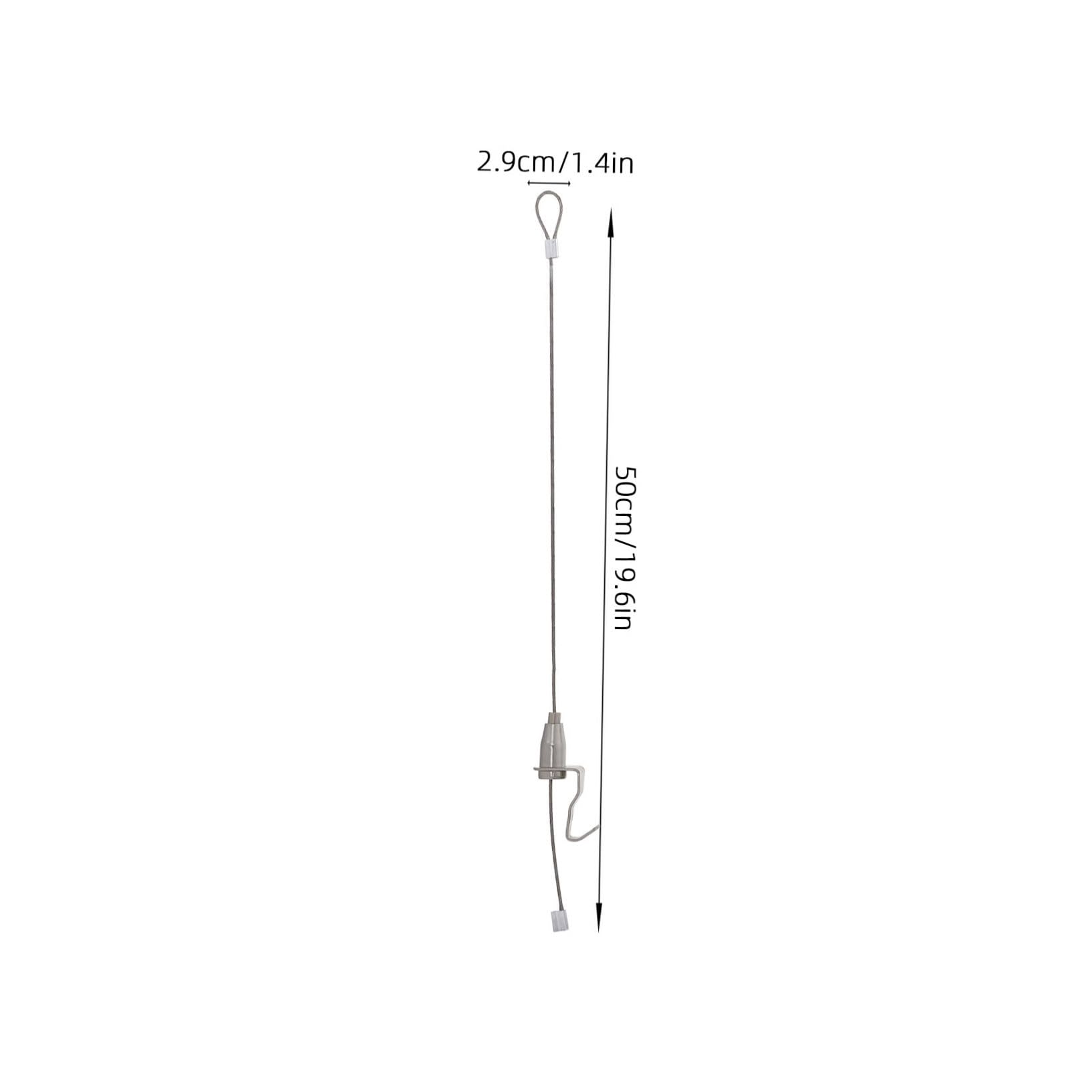 Ganci Appendiquadri Filo Regolabile in Acciaio Inossidabile Facile da Installare Kit 10 Set per Appendere Quadri per Esposizioni Artistiche