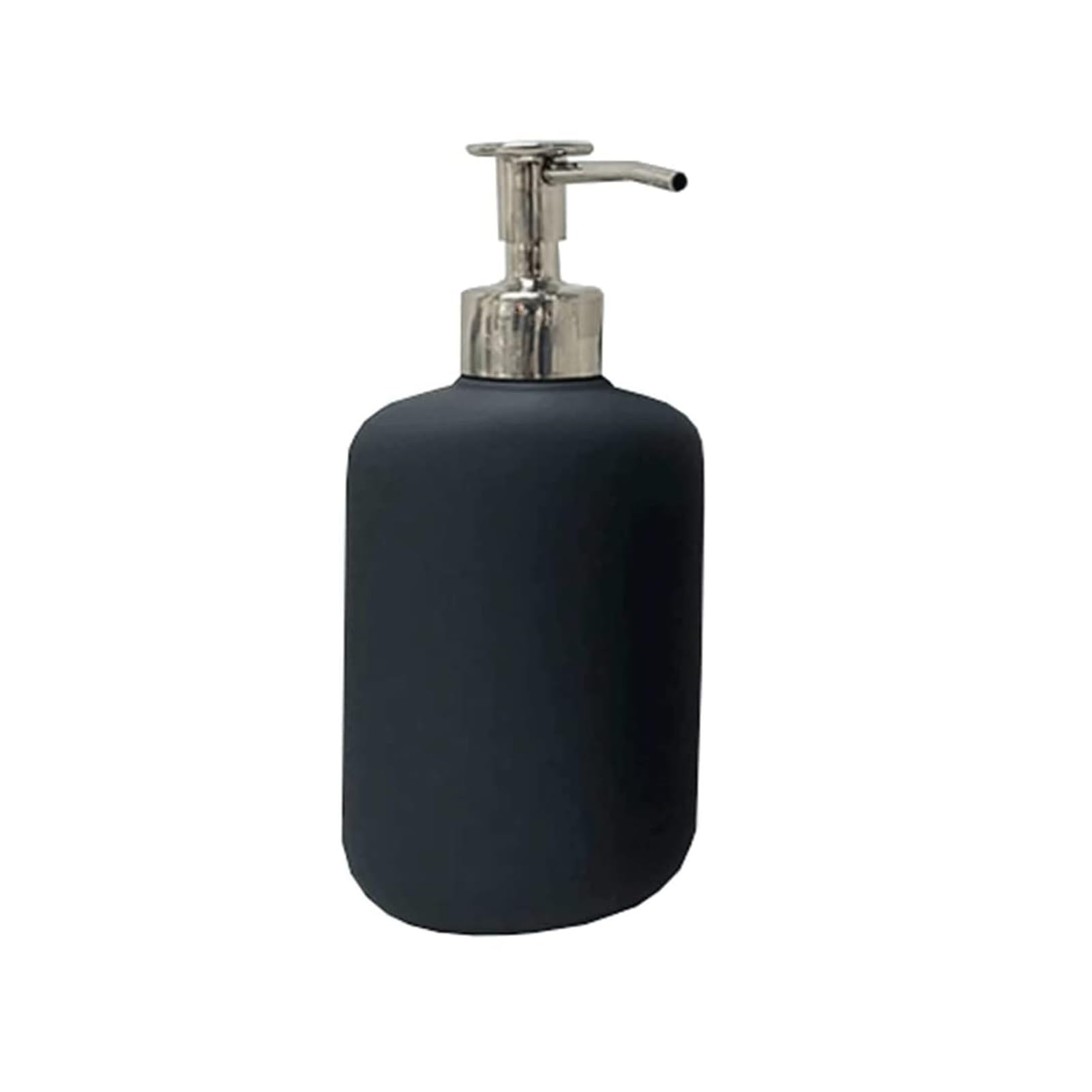 WDSOPK Bathroom accessories Creative Ceramic Soap Dispenser Bathroom Countertop Lotion Dispenser Stainless Steel Pump Repeatable Soap Pump Home & Kitchen (Black)