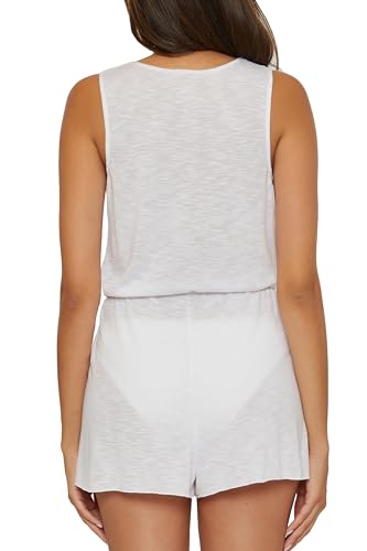 BECCA womens Breezy Basics Romper, V-neck, Casual, Beach Cover Ups for Women3