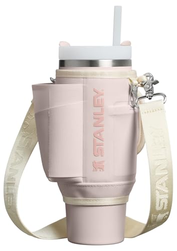 Image of STANLEY All Day Quencher Carry All for 40 oz Tumbler with Handle | Crossbody Bag with Phone Holder Pocket, Card Sleeve & Detachable Strap | Water Bottle Carrier Bag | BPA-Free |