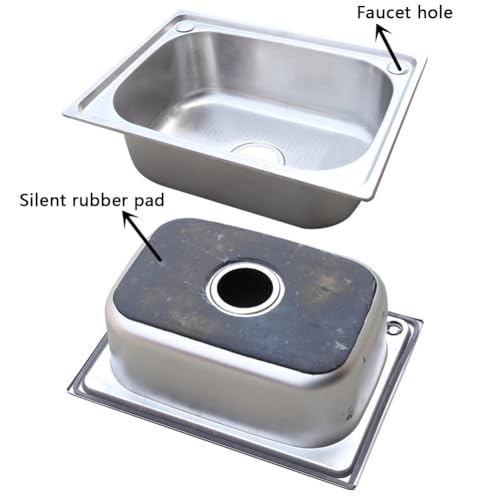 Évier utilitaire autoportant en inox pour éviter les salissures