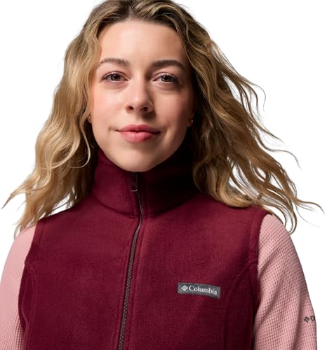 Columbia Womens Benton Springs Fleece Vest, Rich Wine, X-Large4