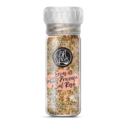 Tempero Ervas de Provença & Sal Rosa 70g - BR Spices