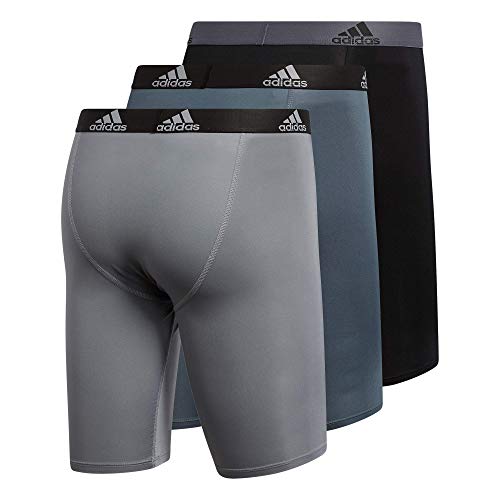 Image of adidas Men's Performance 3-Pack Long Boxer Brief