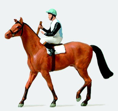 Preiser 29080 Jockey On Horse