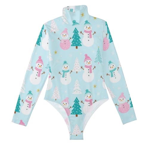Camiseta de mujer para Navidad con muñecos de nieve para regalar