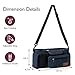 Momcozy Universal Baby Stroller Organizer, 2 Insulated Cup Holder, Detachable Zippered Pocket, Adjustable Shoulder Strap, Large capacity for baby essentials, Compact Design Fits Any Strollers