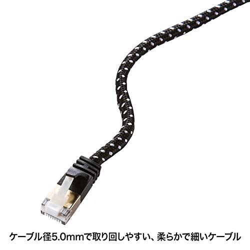 Cable LAN CAT7 Sanwa Supply 0.5 m RJ45 10Gbps miniatura 5