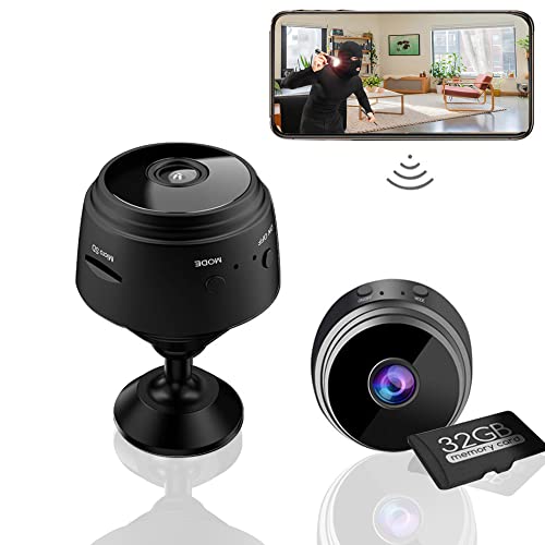 TrendOwl Mini Security Cameras Wireless Outdoor & Indoor 1080p HD WiFi Wireless Cameras for Home Security | Baby Monitor Nanny Cam Night Vision Wide Angle Remote Viewing Phone App