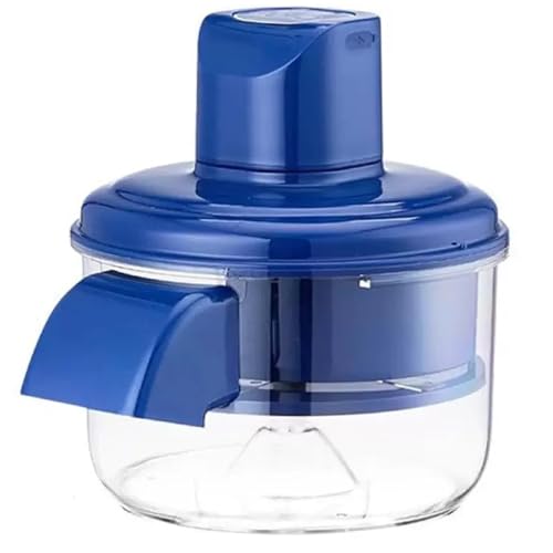 Ameble Automatic Electric Peeler - Clear Garlic Peeler with 5 Blades, USB Rechargeable Grape Peeling Machine for Home Use, Garlic Peeling Device, El