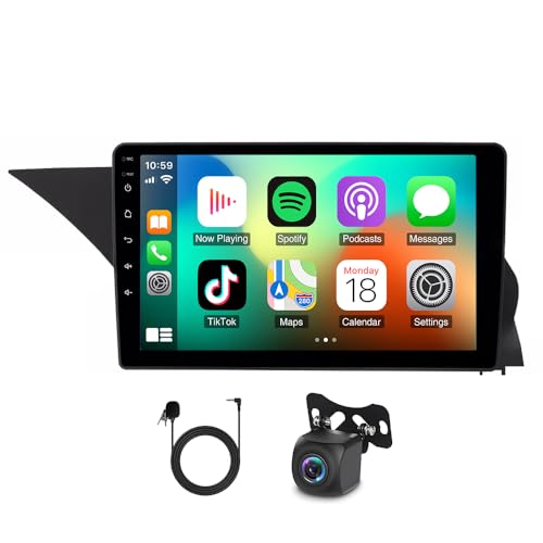 EUBUY Android 14 Car Stereo for Mercedes-Benz GLK Class X204 2012-2015, 9inch Touch Screen Car Stereo Support Wireless CarPlay Android Auto Uses OEM BT Calls and Music