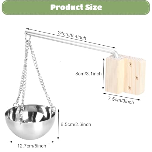 Verdampferschale Sauna, Schüssel Sauna Hängend aux Edelstahl, Sauna Kräuterschale mit Montagezubehör für Sauna Und Spa Aufguss, Geschenkideen