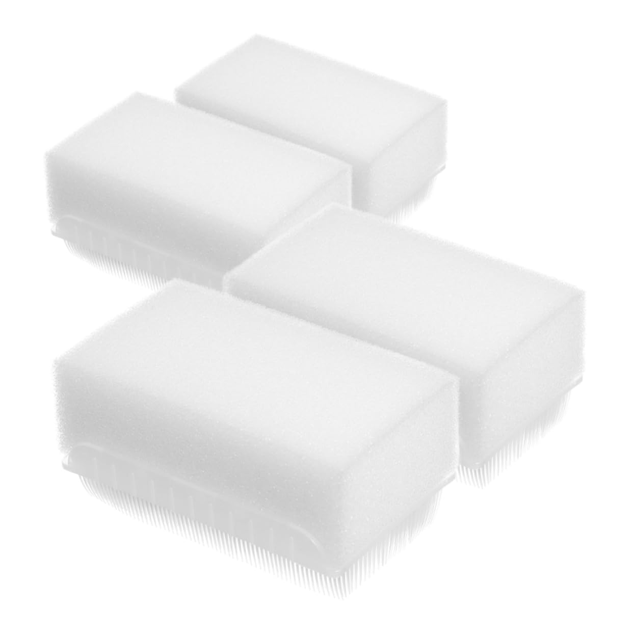 HOMSFOU 5 Series Dispositivo De Entrenamiento Sensorial Bath Pequeño Pincel Cepillo Para Fregar Cepillo De Defensa Sensorial Esponja 4 Piezas X 5