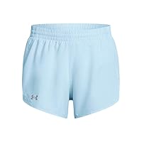 Under Armour Fly By 3In Pantaloncini da Corsa Donna Blu - Blue/Stream XL