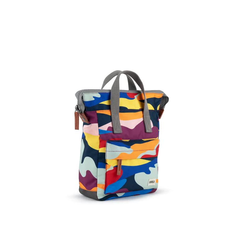 ROKA London Bantry B - Lona reciclada pequeña a rayas, Multi Stripe, S