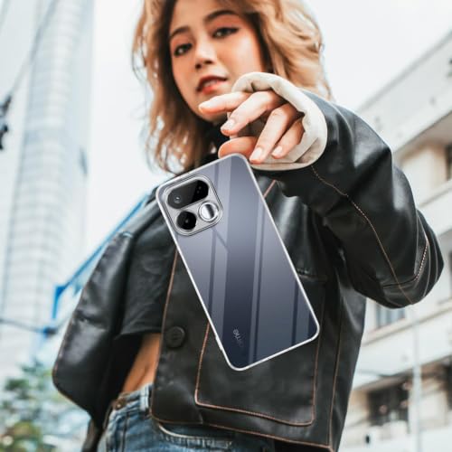 Image of Jkobi Silicone Back Cover Case for Realme 16T 5G (Clear Shockproof Case with Camera Protection | Soft and Flexible | Transparent)