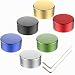 SOLUTEK Pedal Footswitch Topper with 3 Screws and Rubber Insert Fit Tightly on common pedal switches(3/8"10mm) Red Silver Black Gold Blue Green 6 Pack