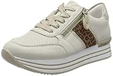atmungsaktives Sportfutter Remonte Damen D1310 Sneaker, Offwhite/Muschel/Leo-nuss / 80,39 EU Weit