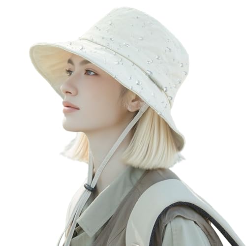 QckZee Regenhut Damen & Herren Wasserdicht – Faltbarer Sonnenhut mit...