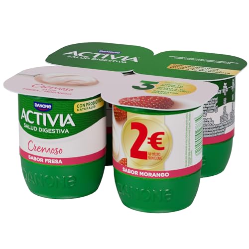 Activia Cremoso Fresa 115 x4
