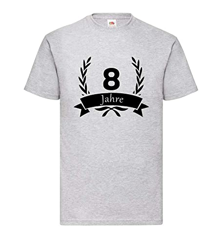 T-shirt homme couronne de laurier gris XXXL grande taille coton
