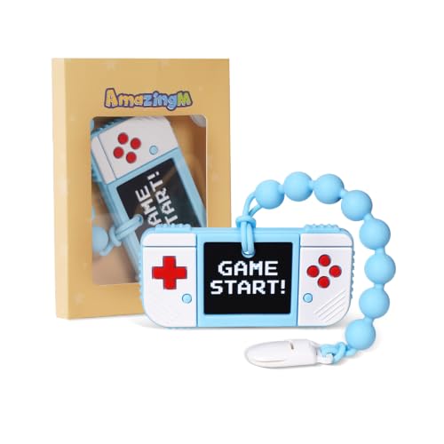 Image of Baby Game Console Teether Toy with Clip,BPA Free,0 Months+