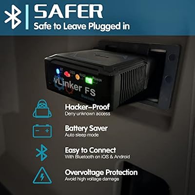 Vgate vLinker FS Bluetooth OBD2 Diagnostic Scan Tool, OBDII Car Code Reader for iOS, Android & Windows